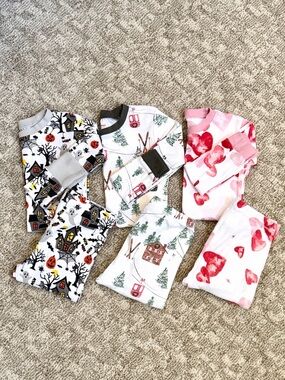 Burt’s Bees Kids’ and Honest Baby Organic Holiday Pajama Bundle—6Y
